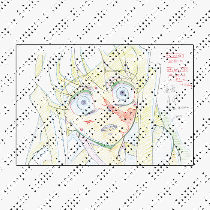 鬼滅の刃 柱カフェ 時透無一郎 原画コースター02 ufotable 鬼滅の刃 柱