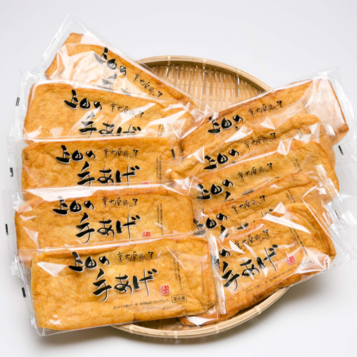 上田の手あげ （10枚セット） - 豆腐工房うえ田 | 京都宇治土産.com