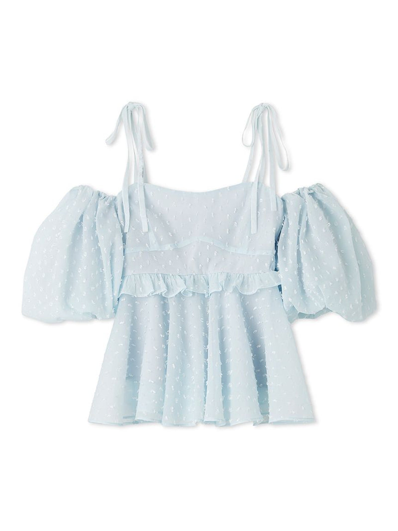 3way jacquard peplum bustier – ULAUNA online