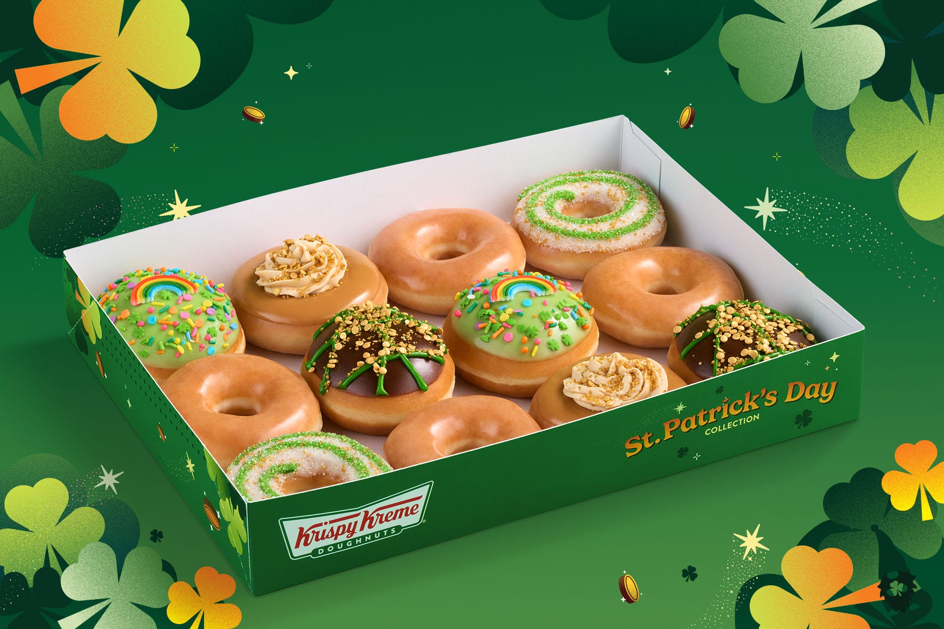 Krispy Kreme introduces its St. Patrick's Day doughnut collection