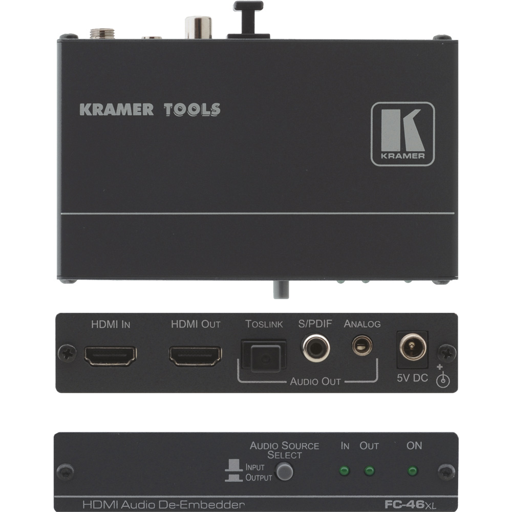 Kramer FC-46xl HDMI Analog Audio De-Embedder (HDMI Audioauskoppler)