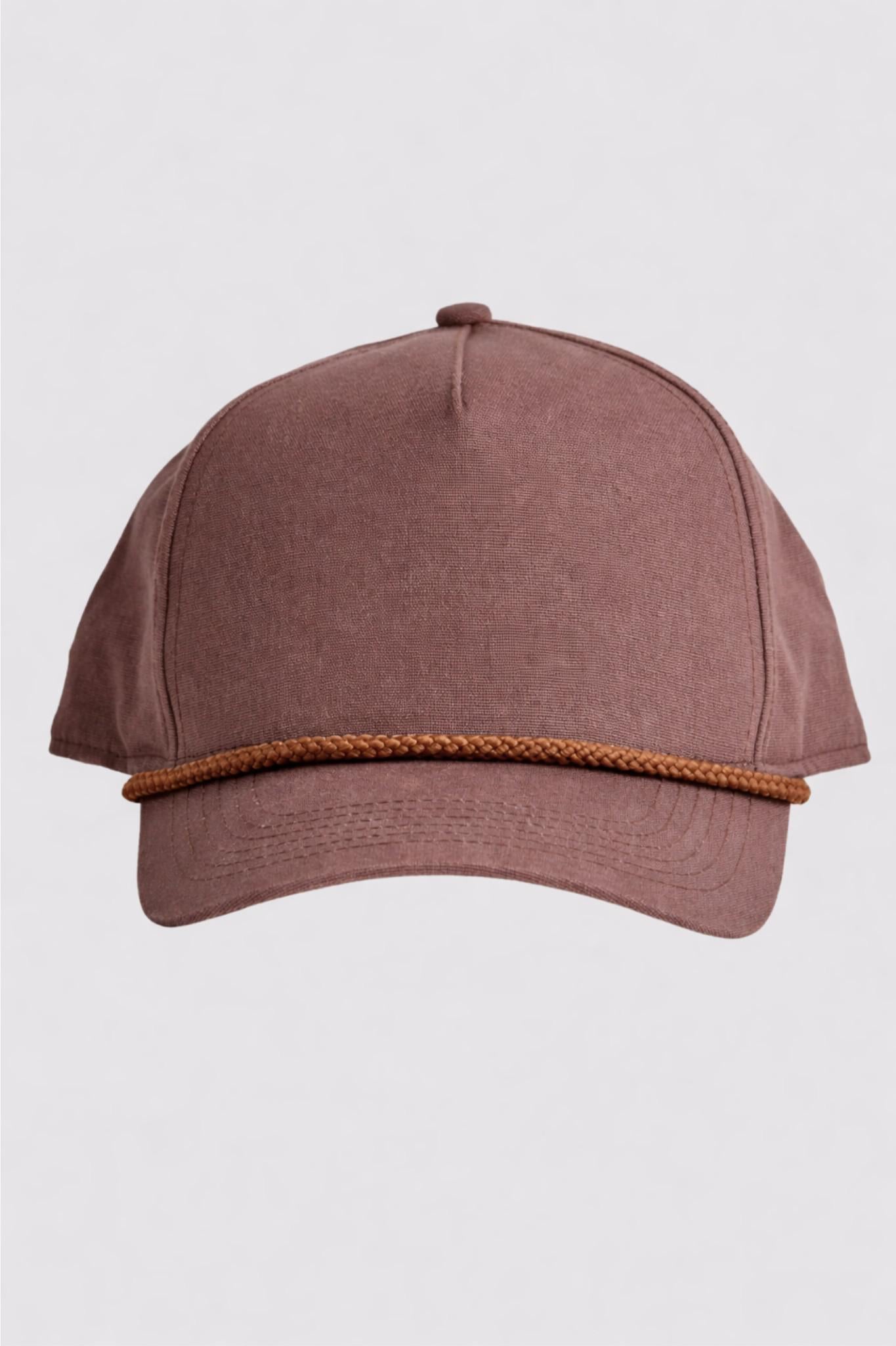 Unisex Brown Cap – GOTS Organic Cotton, Ethical, Sustainable Hat