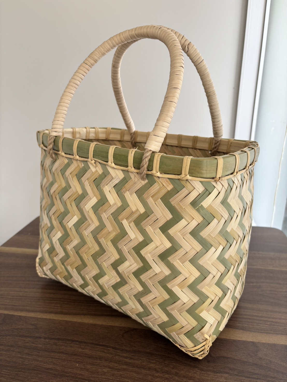 再入荷！】綱代編み 竹かごバッグ(小) | URBAM