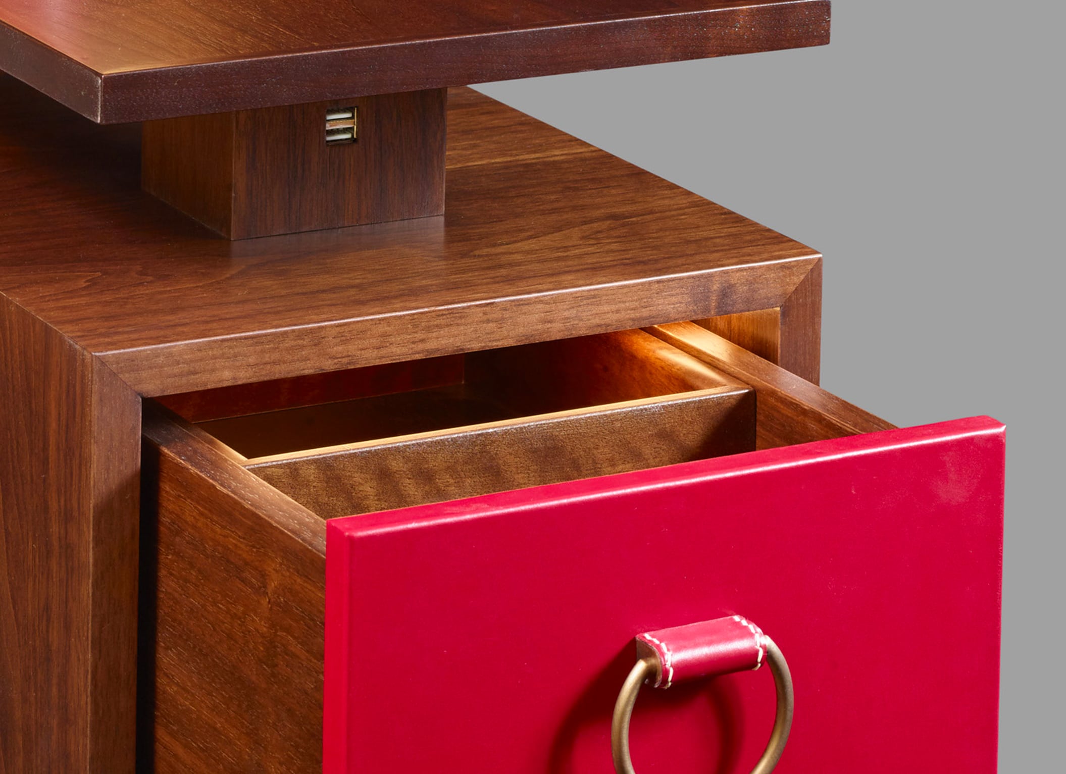 DUPRE LAFON STYLE WALNUT SIDE TABLE - VOSGES INC