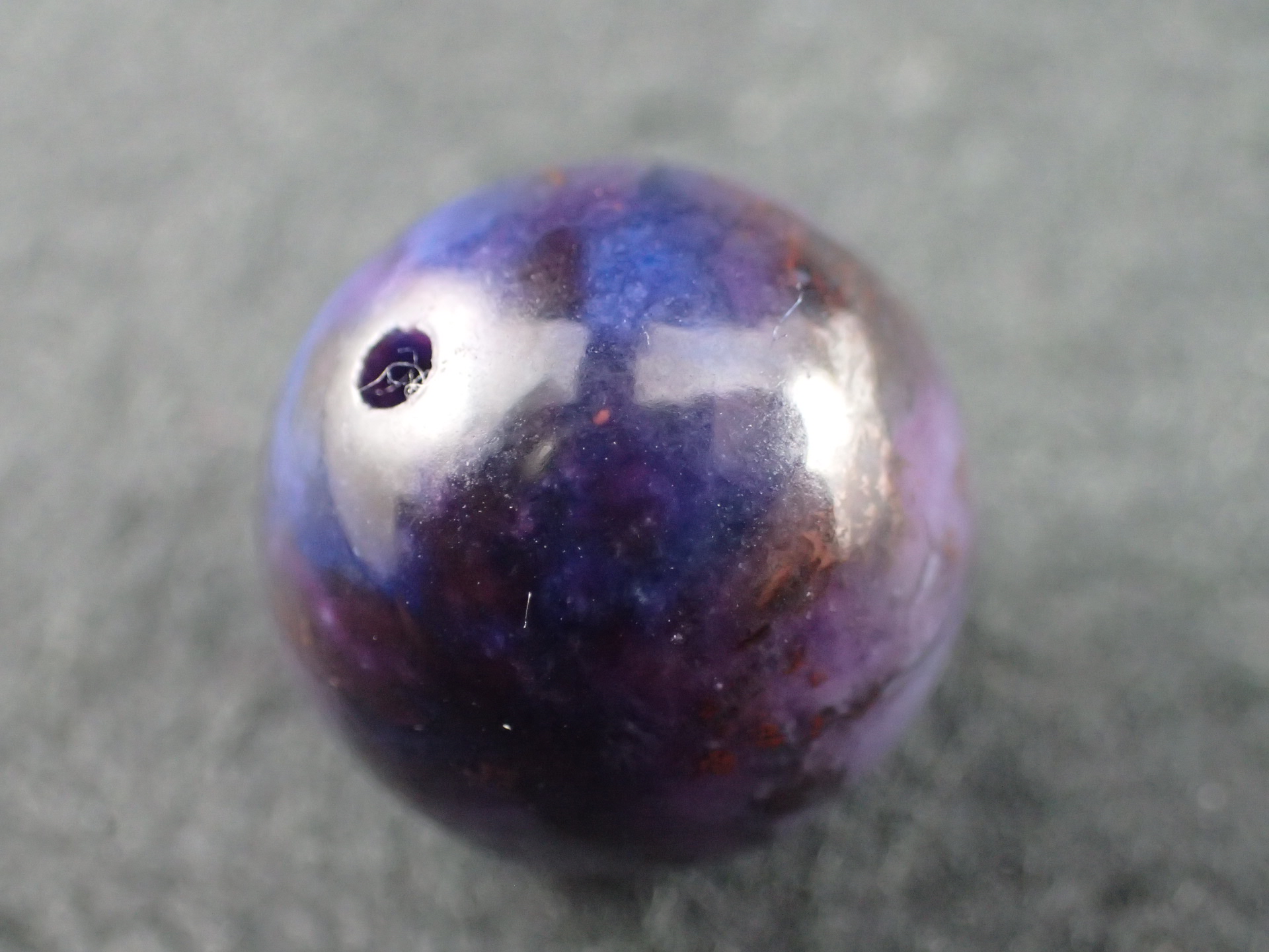 最高品質ブルースギライト（杉石） ビーズ 南アフリカ産 ｜石の販売