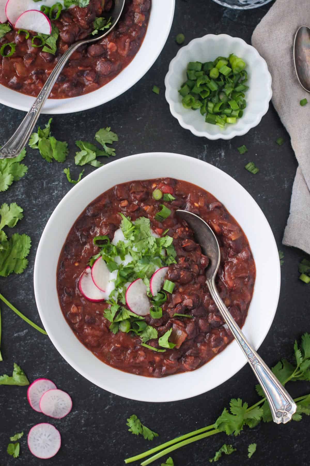 Easy Vegan Black Bean Chili - Veggie Inspired