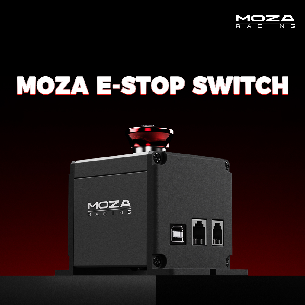 Moza Racing E-Stop Switch | Safety & Control