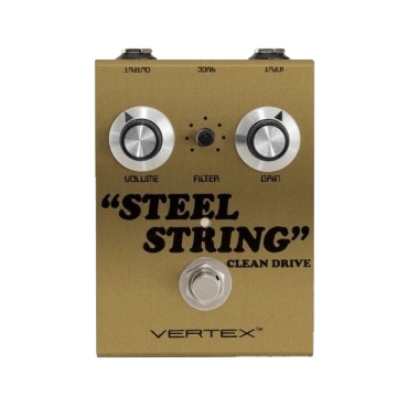 Gold Steel String Clean Drive | vertexeffects.com