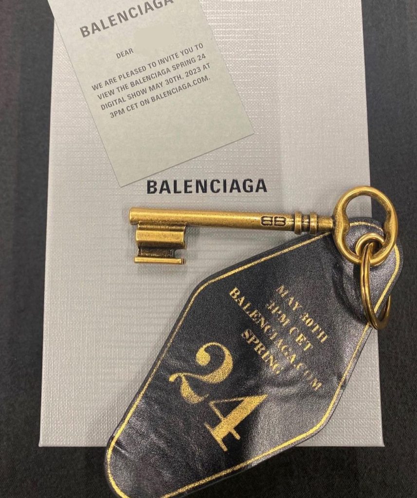 Experience The Invitation To Balenciaga's Spring 2024 Fashion Show