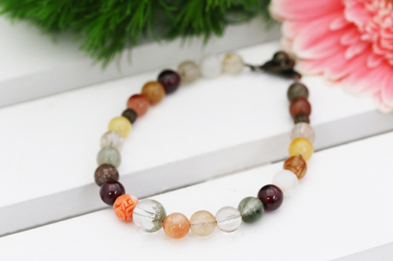 福禄寿（ミックスルチルクォーツ）｜パワーストーン ブレスレット
