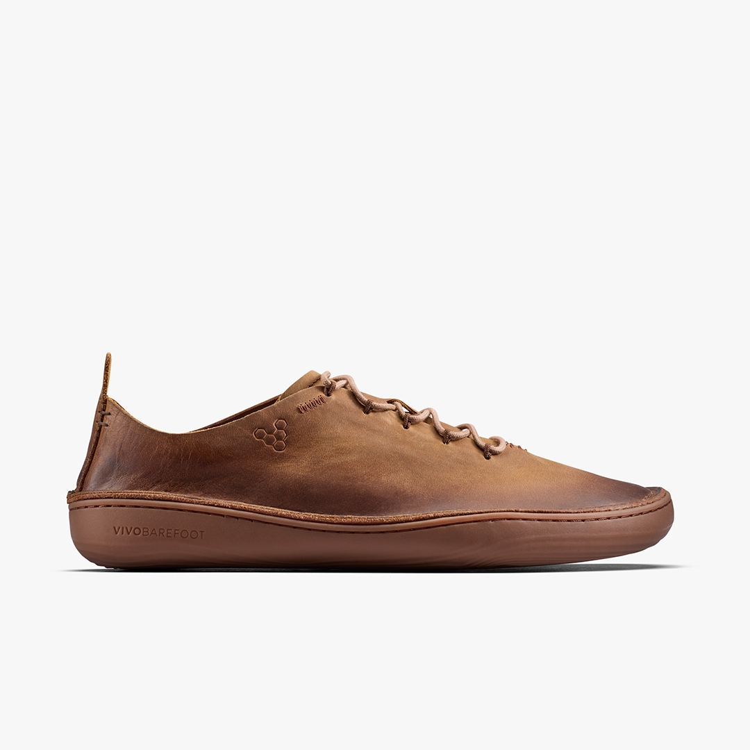 Sensus Moc Lace Up Leather Mens | Vivobarefoot | USA