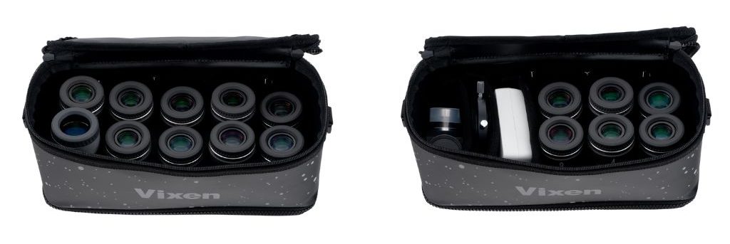 接眼レンズやアダプターなどをスマートに一括管理。 「天体