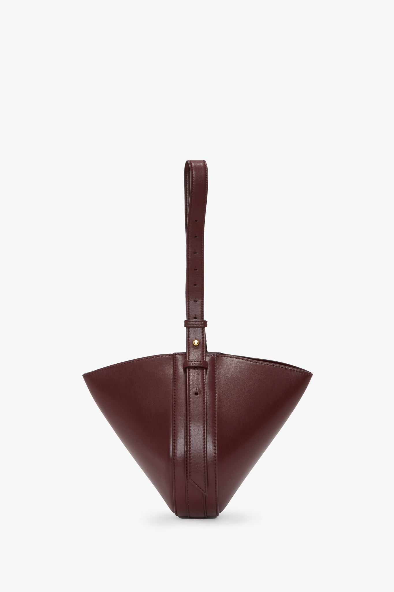 Portofino Dia Clutch In Burgundy Leather – Victoria Beckham UK