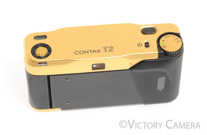 Contax T2 Gold Point-and-Shoot 35mm Camera w/ 38mm f2.8 Lens -Nice in