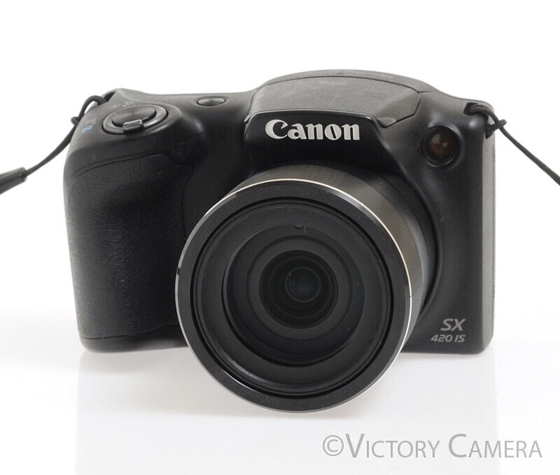 Canon PowerShot SX420 IS SX420IS Black 20MP Digital Camera [EXC]