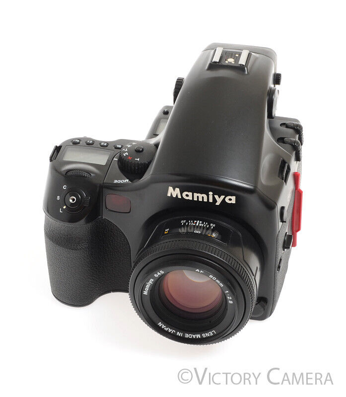 Mamiya 645AF 645 AF 6x4.5 Medium Format Camera w/ 80mm Lens 120 Back [
