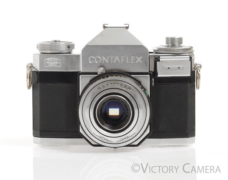 Zeiss Ikon Contaflex II Camera w/ Tessar 45mm f2.8 Lens -Jammed- [AS-I