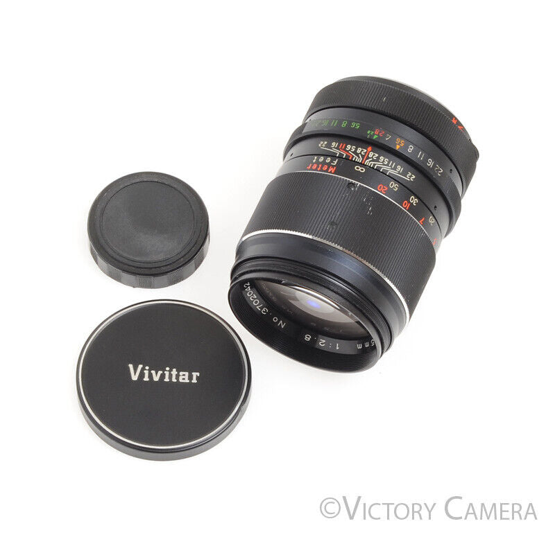 Vivitar 135mm f2.8 Auto Telephoto Camera M42 Screw Mount Lens [EXC]