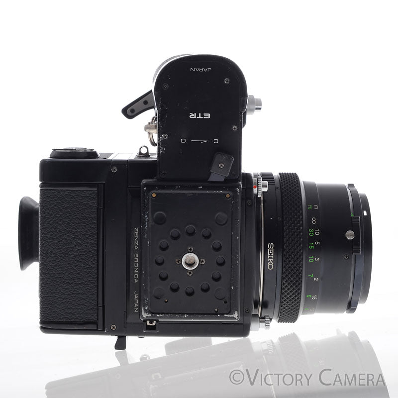 Zenza Bronica ETR S ETRS Camera w/ 75mm f2.8 Lens 120 Back [EXC]