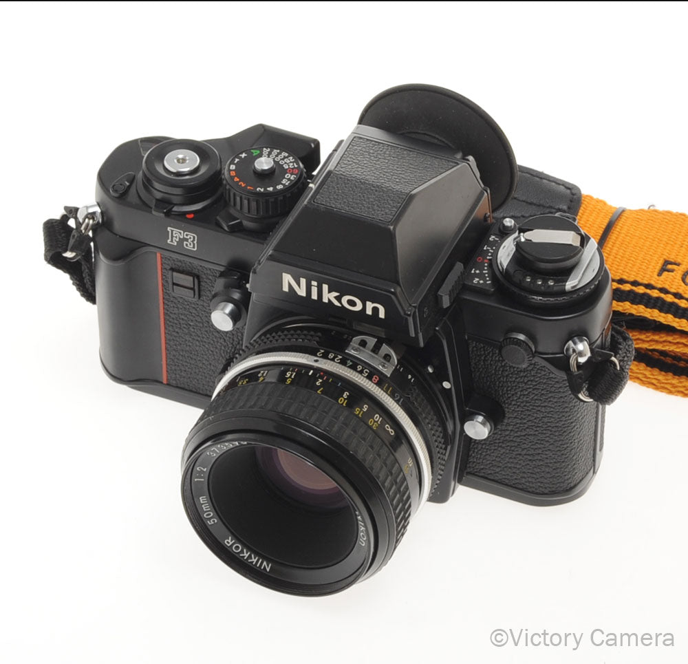 Nikon F3 35mm Film Camera w/ 50mm f1.8 AI Lens [EXC]