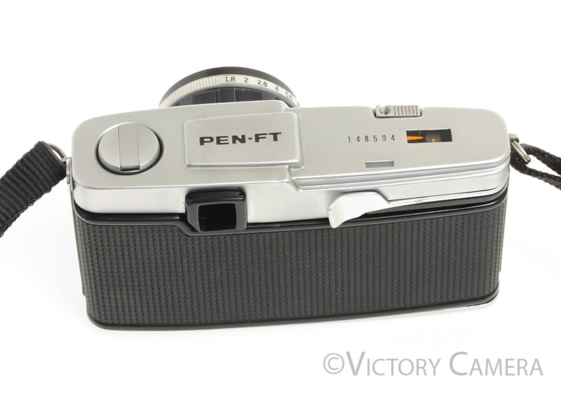 Olympus PEN-FT 35mm Half-Frame Camera w/ 38mm f1.8 Lens -New Seals- [E