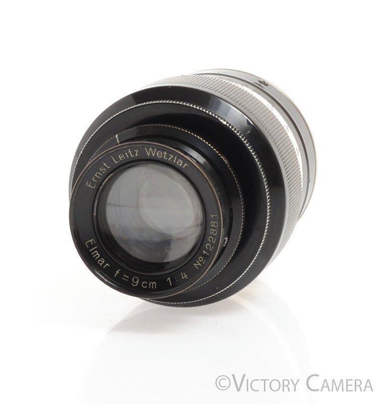 Leica Leitz 9cm 90mm f4 Elmar Black 