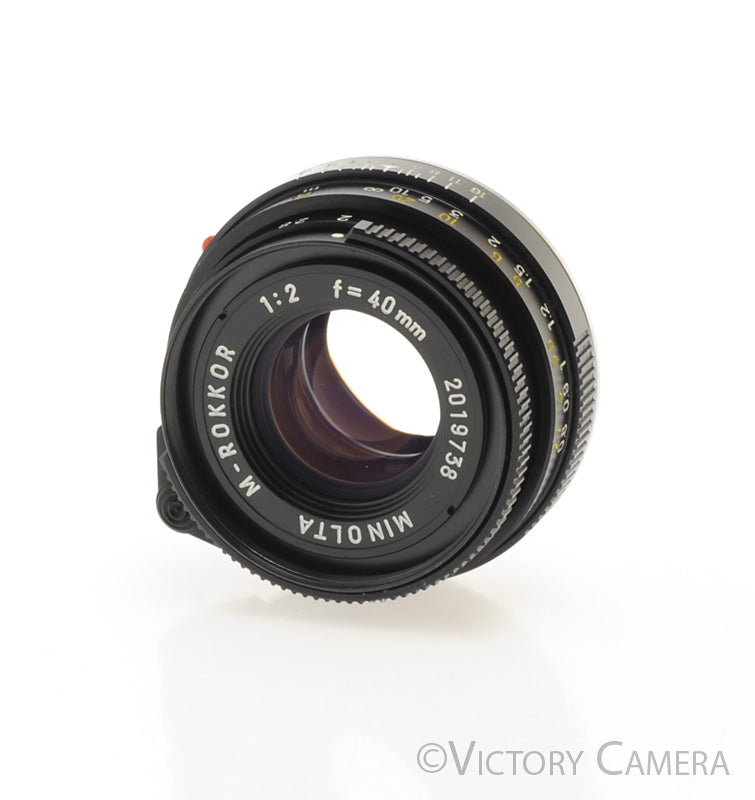 Minolta M-Rokkor 40mm F2 Lens for CLE / Leica CL [EXC]
