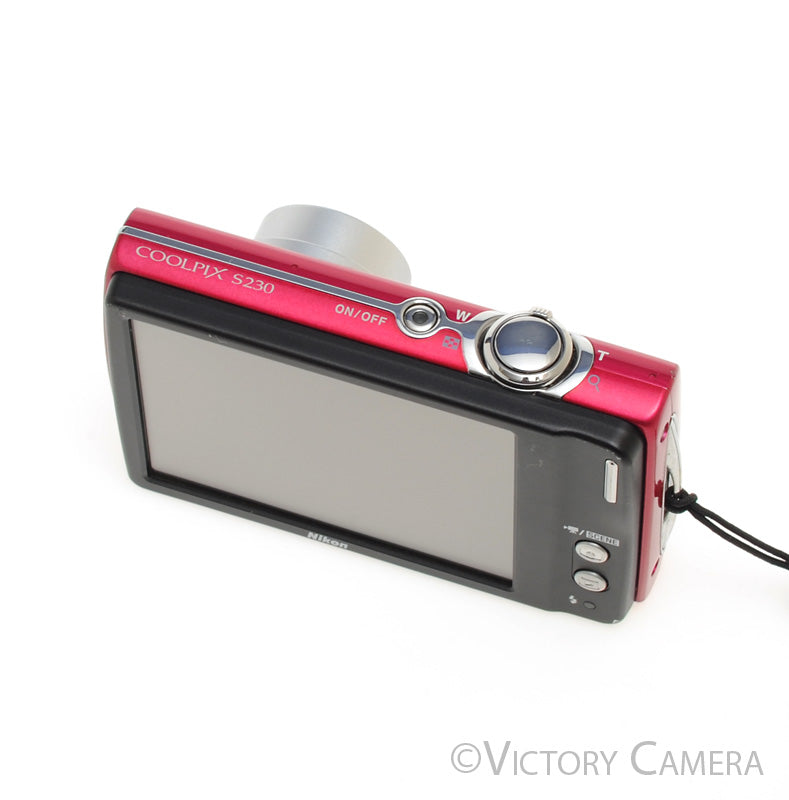 Nikon CoolPix S230 Pink 10MP Digital Point & Shoot Camera [EXC]