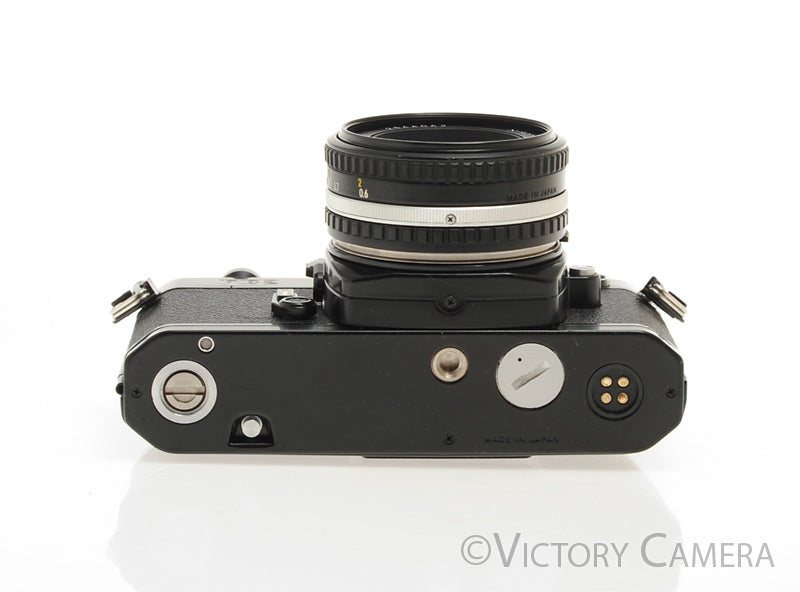 Nikon FE-2 FE2 Black 35mm Camera with 50mm f1.8 AI-s Lens -New Seals-