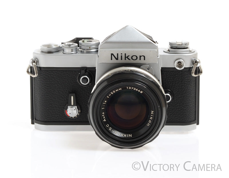 Nikon F2 with Nikkor-S 50mm f1.4 lens and Eye Level Finder -New Seals-