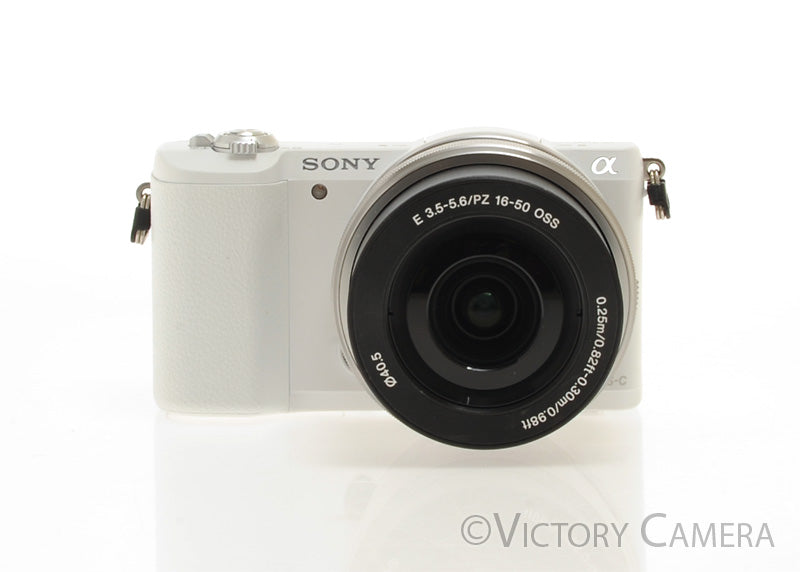 Sony Alpha a5100 24.3MP White Mirrorless Camera w/ 16-50mm Zoom Lens [