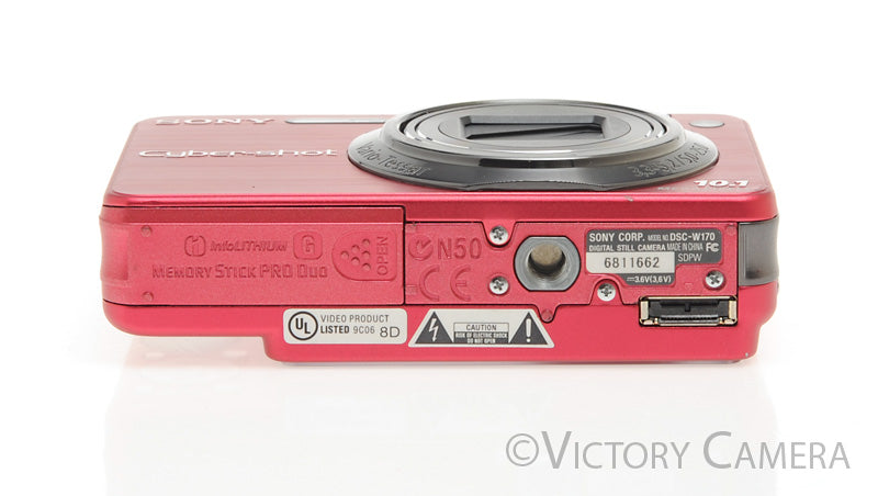 Sony CyberShot DSC-W170 Pink 10.1MP Digital Point & Shoot Camera [EXC]