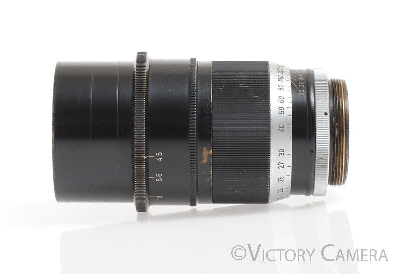 Leica 20cm F4.5 Telyt Ernst Leitz Wetzlar 200mm LTM Screw Mount Lens [