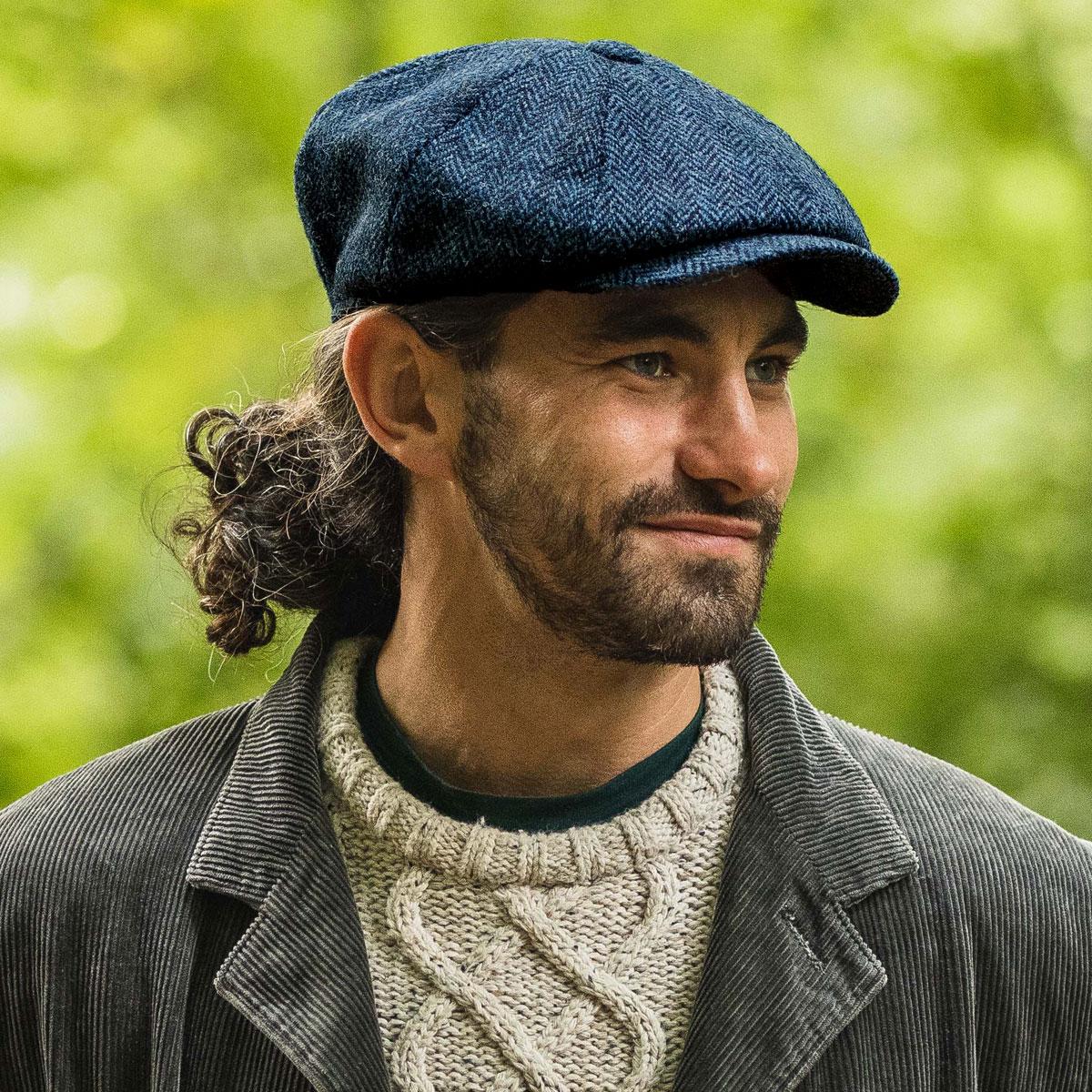 Skye Harris Tweed Wool Newsboy Cap – Village Hat Shop