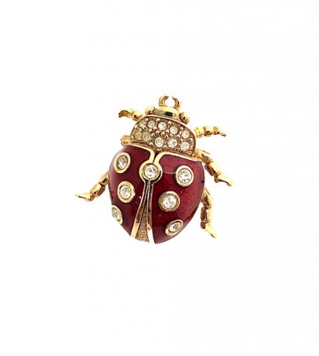 クリスチャンディオール てんとう虫 ブローチ | VINTAGE PARIS