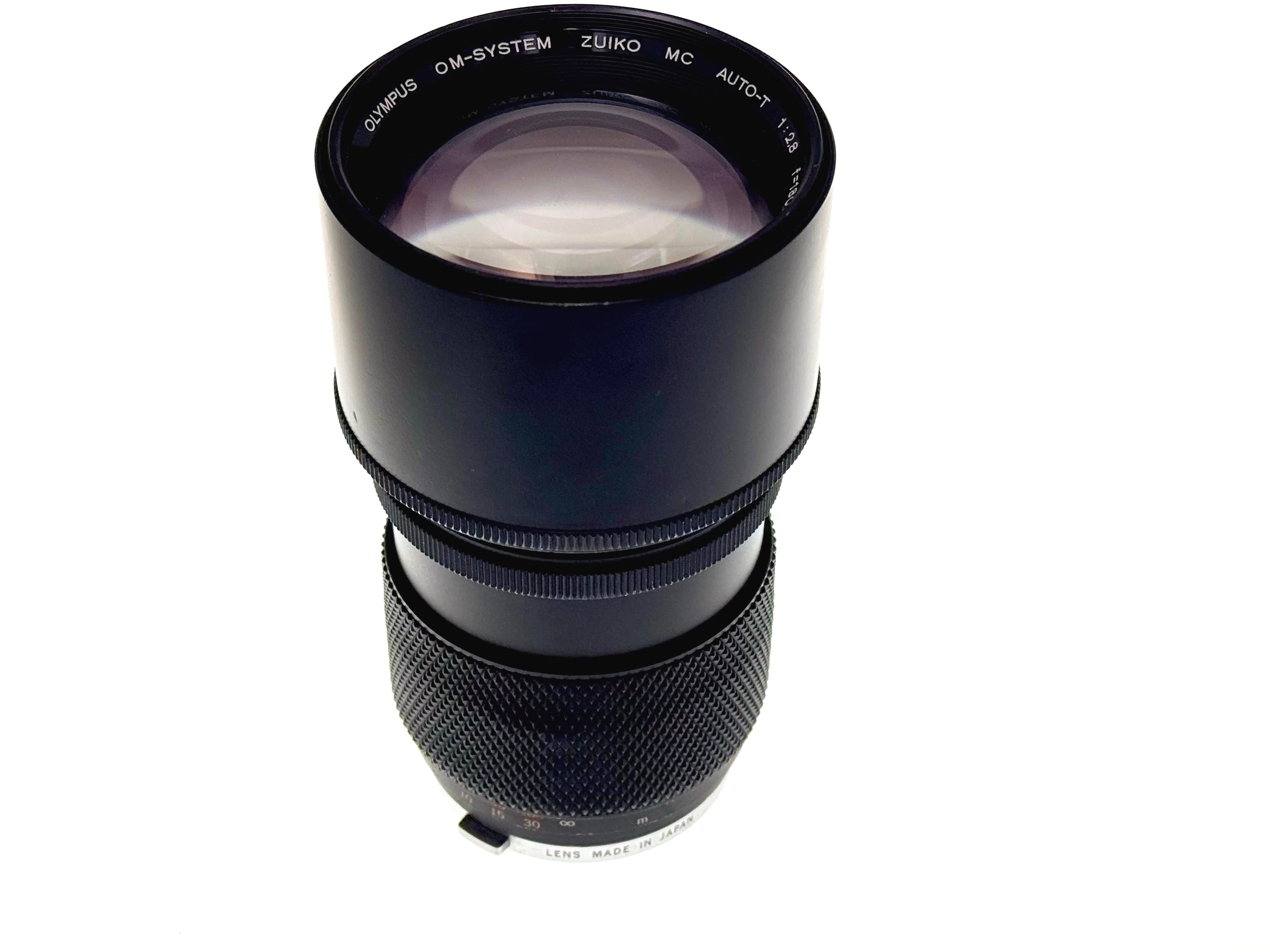 Vintage Olympus Zuiko 180mm F2.8 Lens. (Gd)