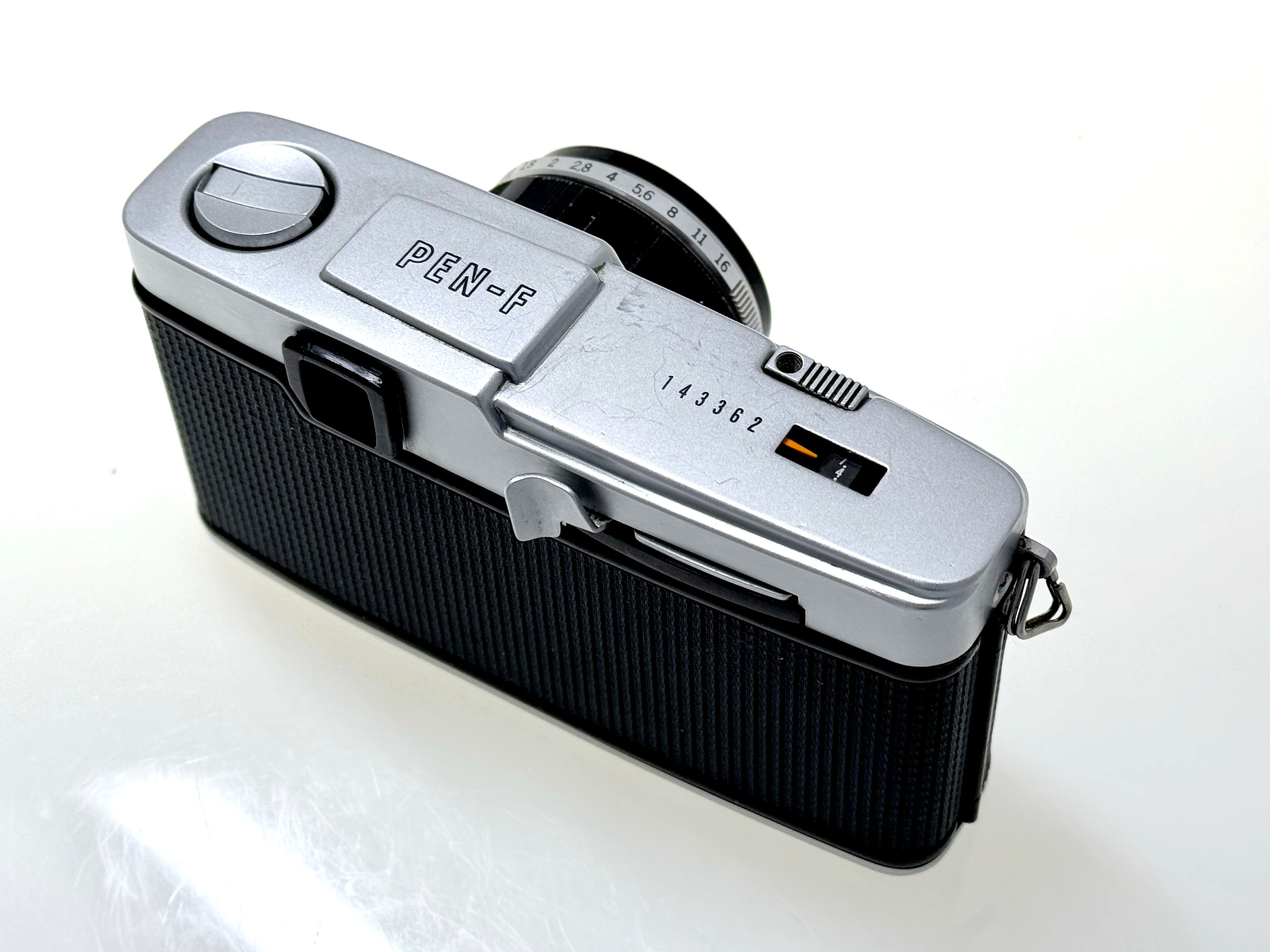 Vintage Olympus Pen F - Half-Frame Film Camera with Zuiko 38mm F1.8 Le