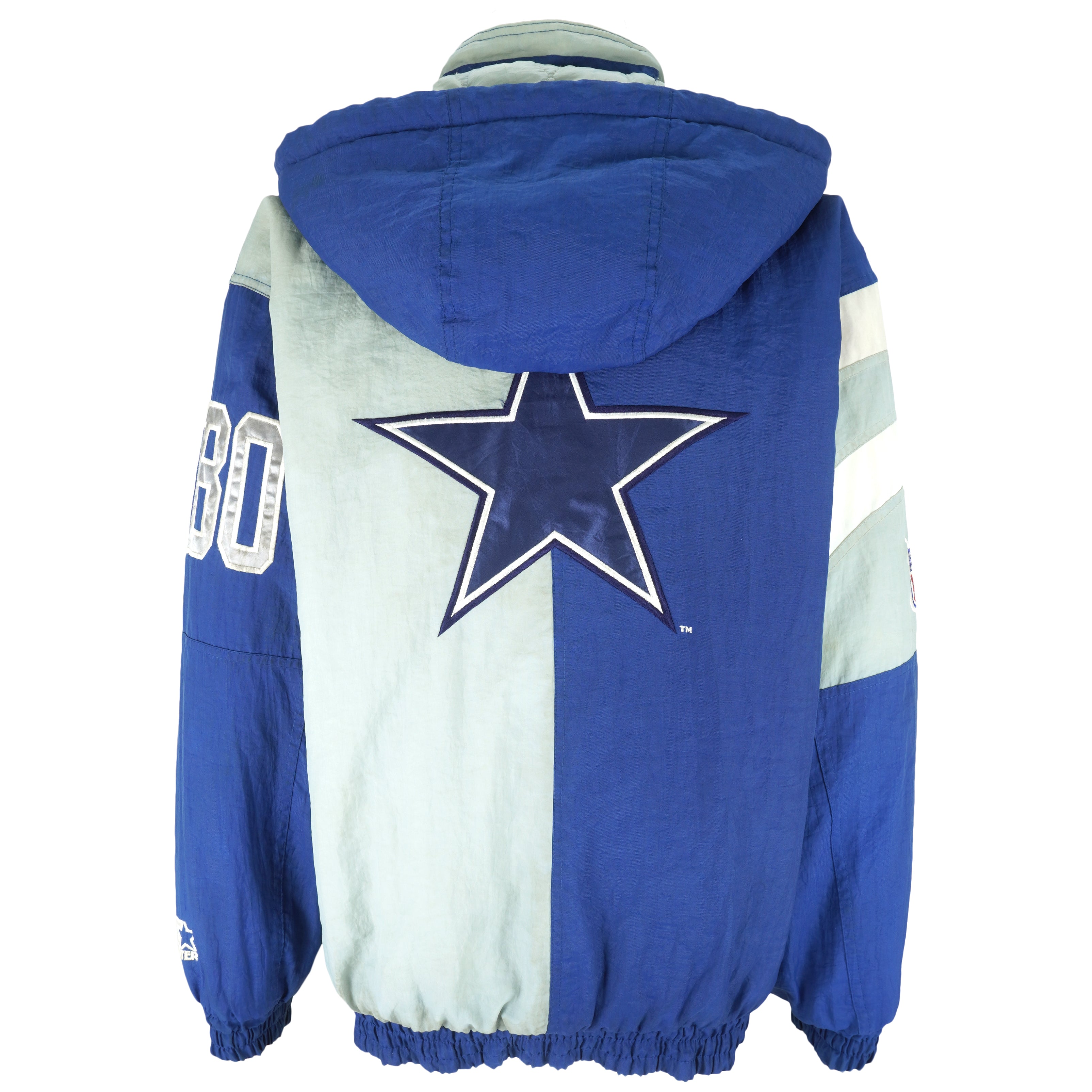 Vintage Starter (Pro Line) - Dallas Cowboys Hooded Zip-Up Jacket