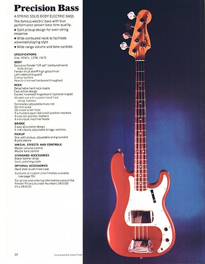 趣味 Vintage 1970 Fender Full Lineup Catalog Fender'70sGuitar Guide フェンダー'70sギターガイド - メルカリ
