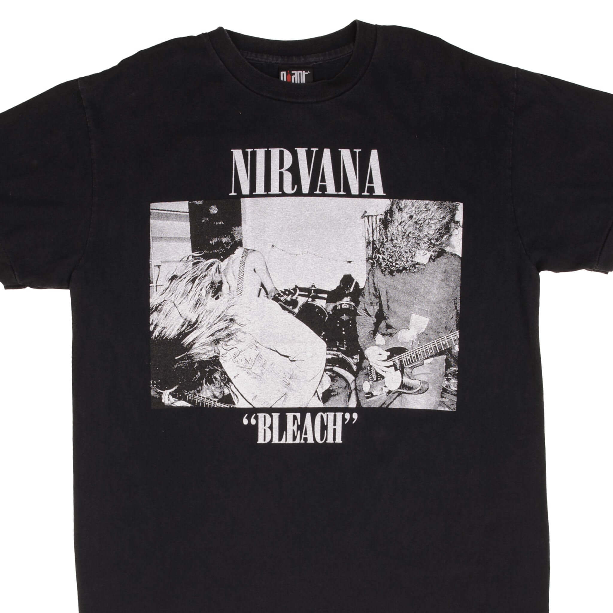 BOOTLEG NIRVANA BLEACH SUB POP TEE SHIRT SIZE LARGE MADE IN USA SINGLE