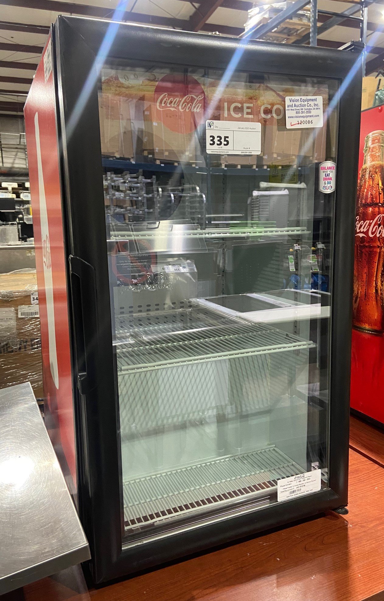 IMBERA VR06 21” ONE GLASS DOOR COOLER REFIGERATOR MERCHANDISER