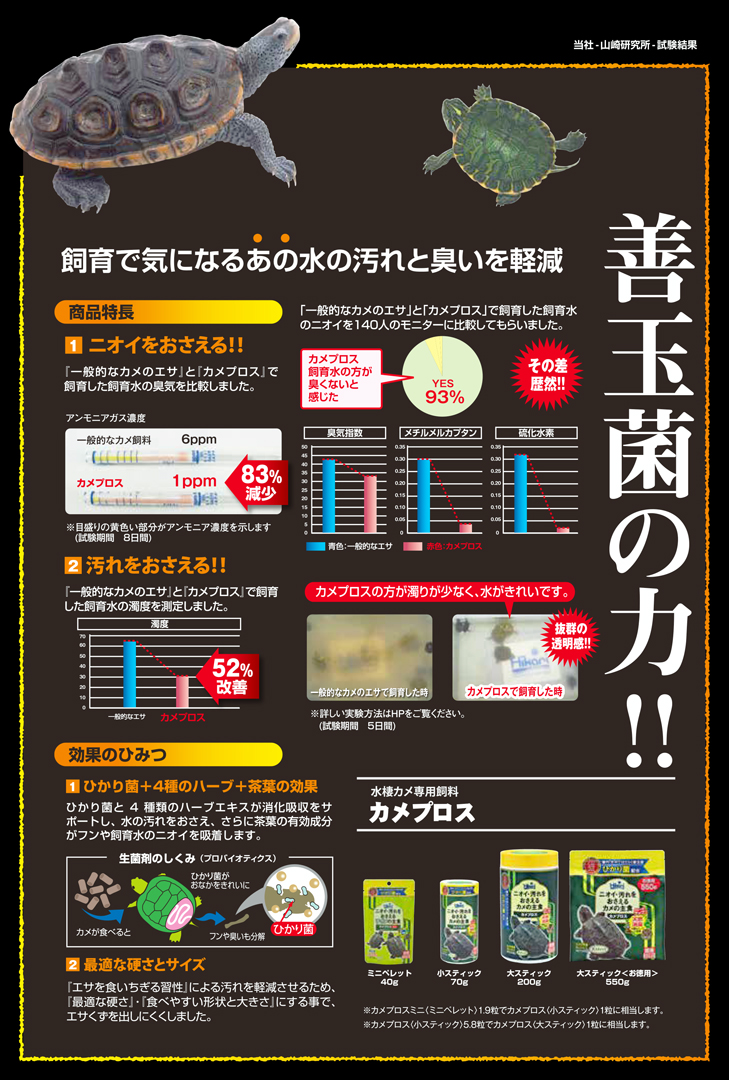 カメプロス 小スティック 70g ひかり キョーリン カメの餌 販売 通販