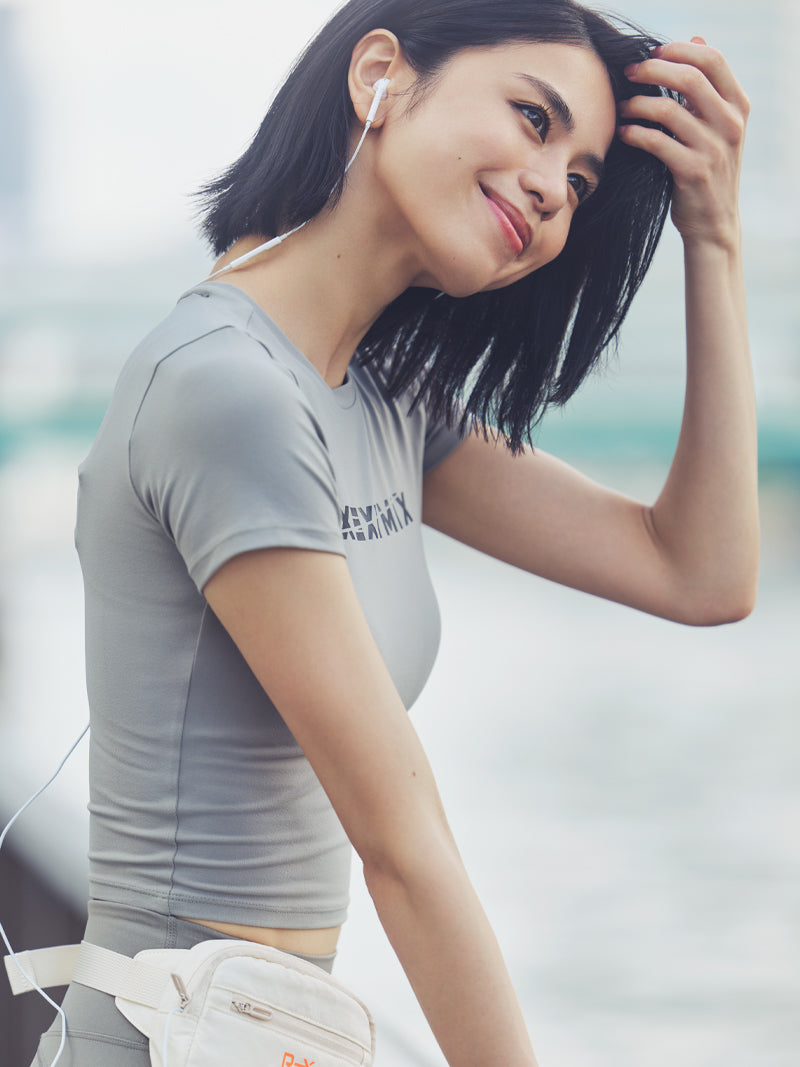 XA5203T クロップド丈 半袖