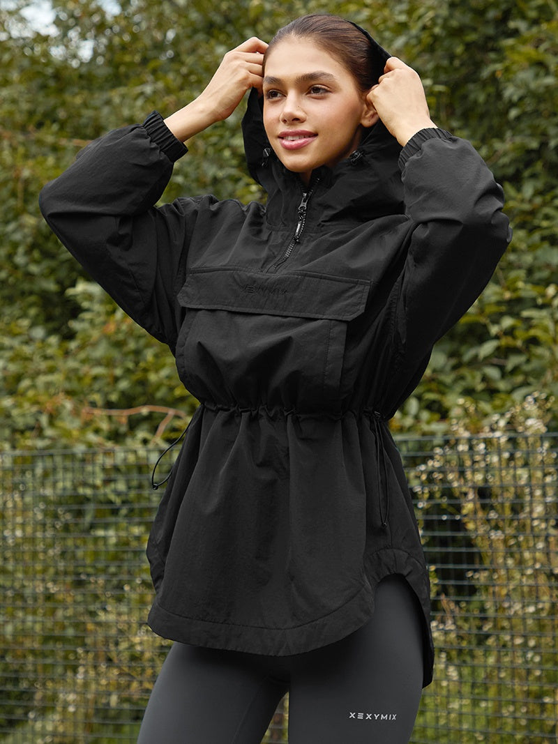 XTFOJ01J3 マルチ プルオーバー フード付き アノラック