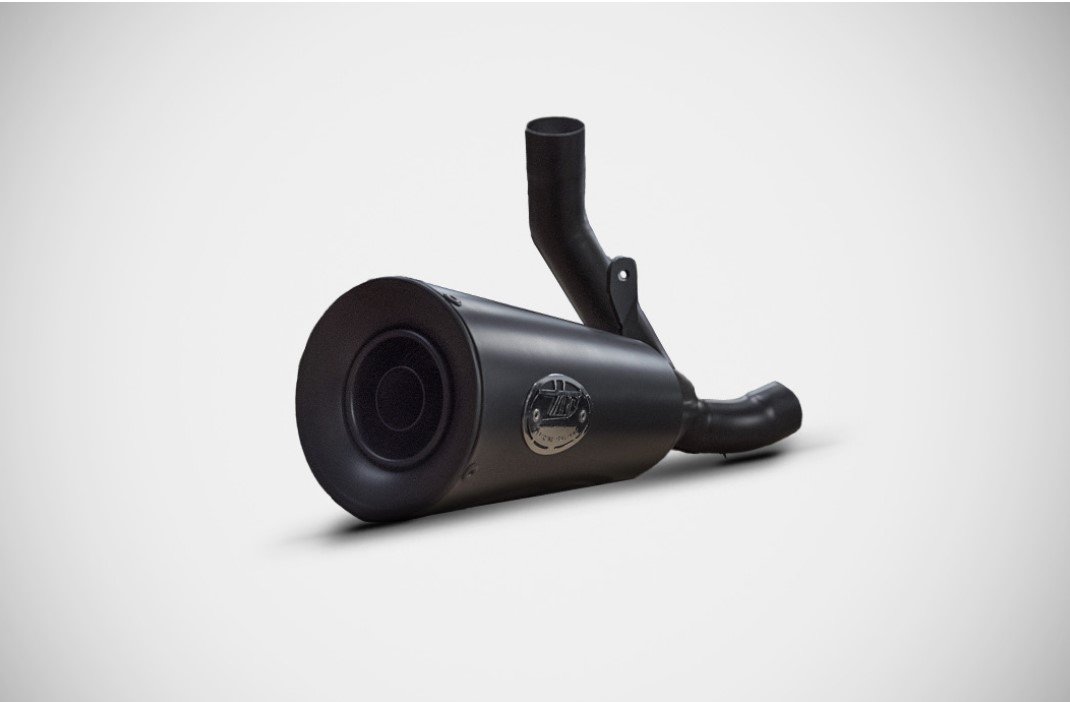 Zard Black Conical Stainless Steel Racing Slip-On for DUCATI