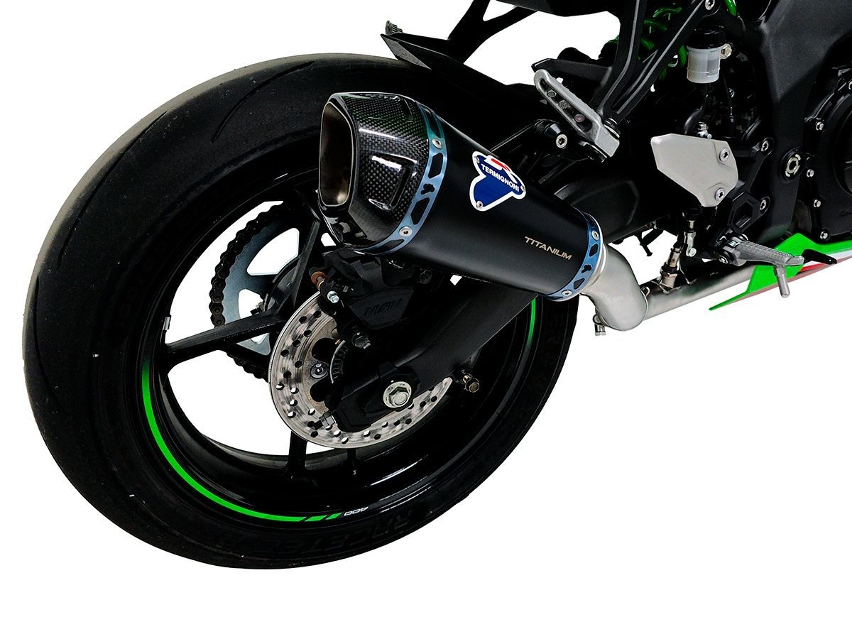 Termignoni Black Titanium Relevance Racing Silencer with Link pipe