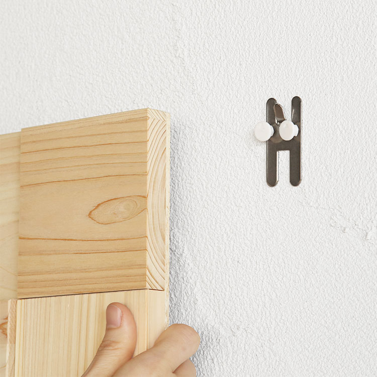 ウッドアートパネル 2×2 brown｜家具と木製時計・木製雑貨の専門店キシル