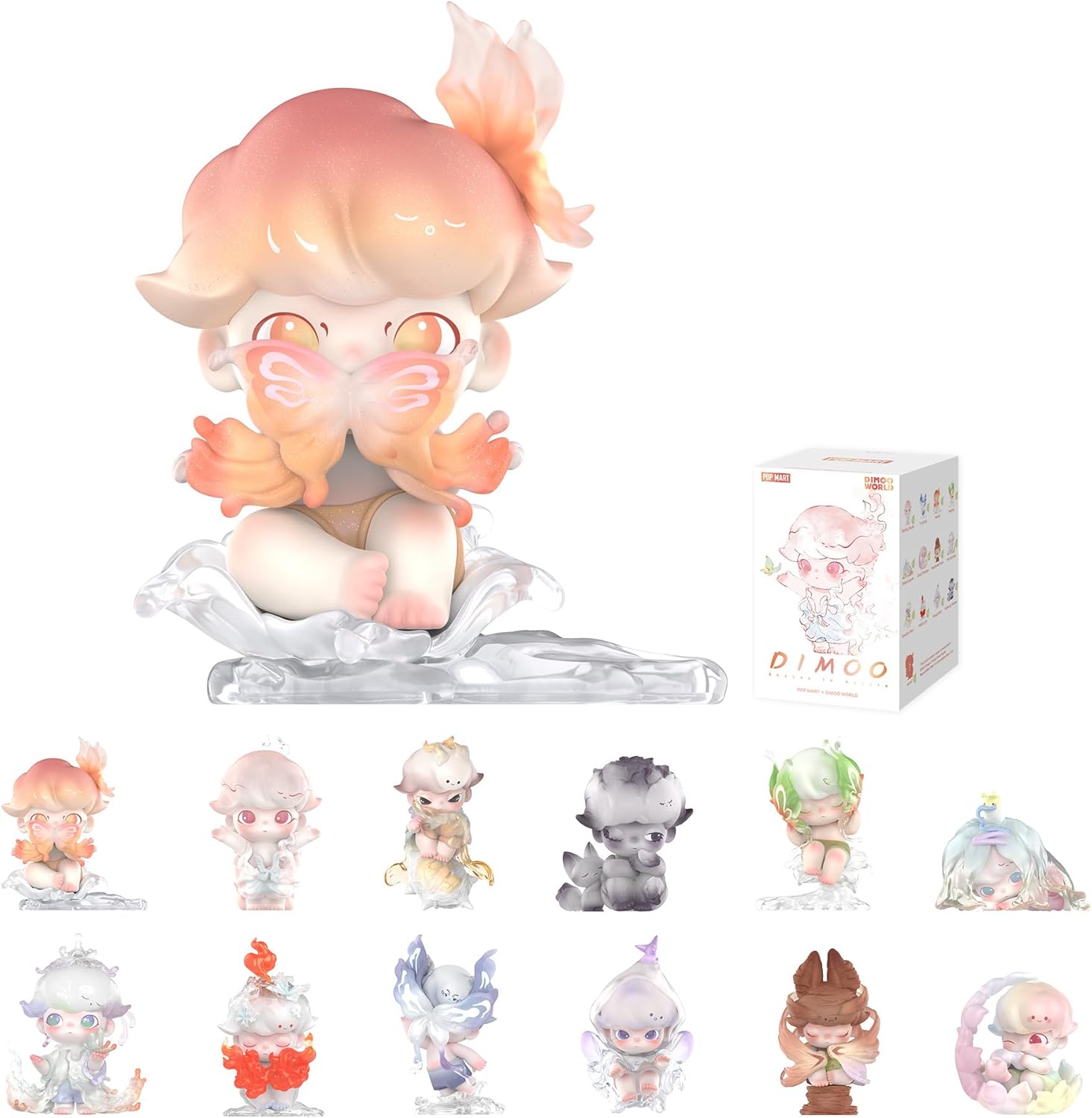 POP MART DIMOO Shapes in Nature Series Blind Box Figures