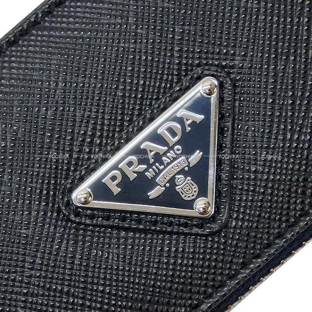 PRADA ブラック ペンケース サフィアーノレザーです PRADA ブラック