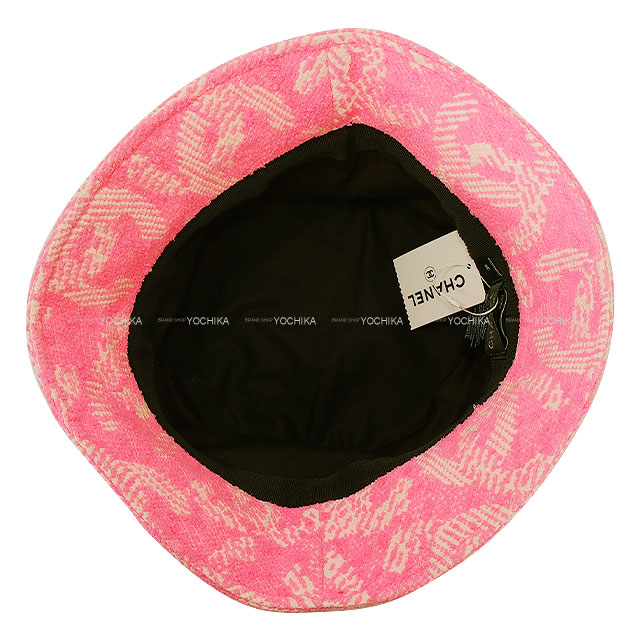 CHANEL シャネル ハット 帽子 バケット ココマーク ロゴ ツイード #M